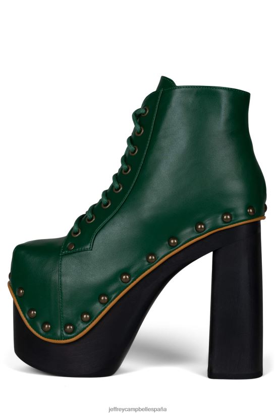 mujer Jeffrey Campbell gigantelita verde amarillo PHXV4X1230 bota de plataforma