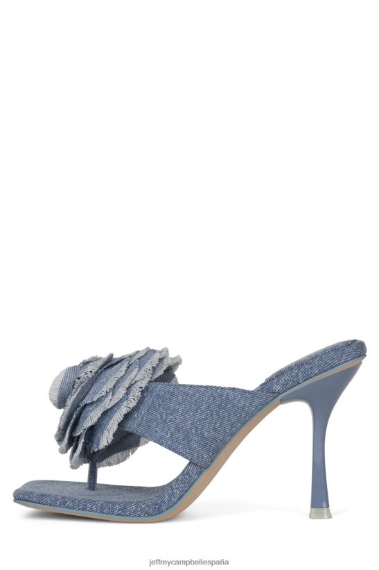 mujer Jeffrey Campbell bígaro denim azul desteñido PHXV4X290 el reinicio de mezclilla