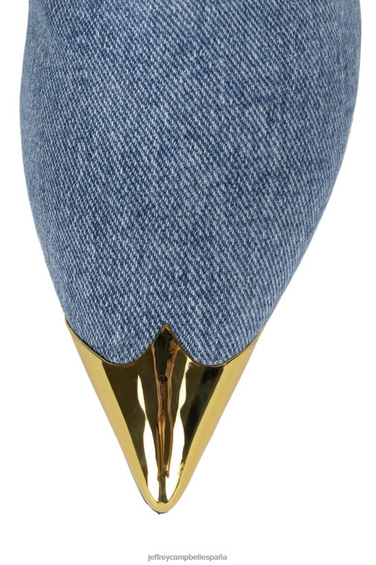 mujer Jeffrey Campbell el-paso mezclilla azul dorado PHXV4X283 el reinicio de mezclilla