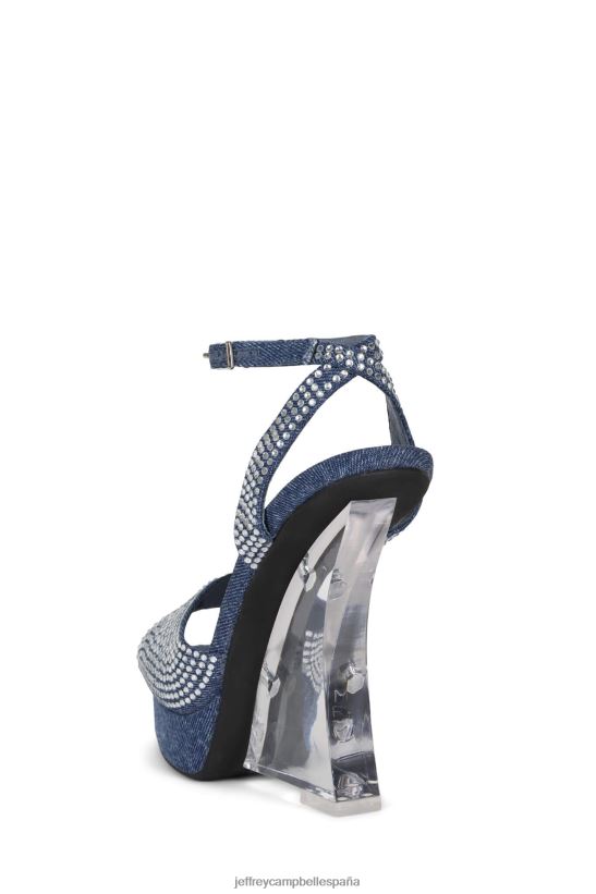 mujer Jeffrey Campbell mínimos mezclilla azul plata PHXV4X264 el reinicio de mezclilla