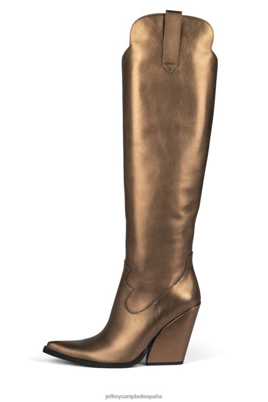 mujer Jeffrey Campbell amiga bronce PHXV4X914 botas vaqueras