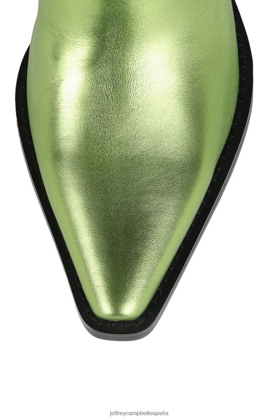 mujer Jeffrey Campbell daga verde metalizado PHXV4X907 botas vaqueras