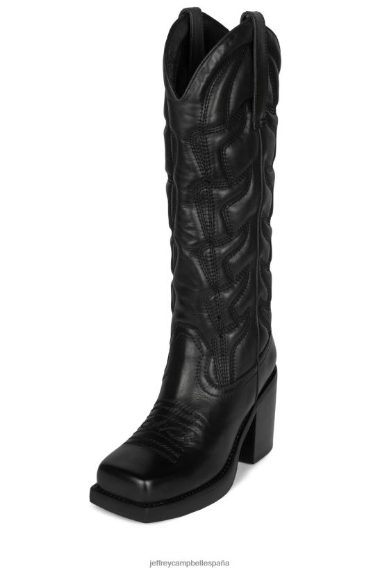 mujer Jeffrey Campbell Hokey Pokey negro PHXV4X695 botas hasta la rodilla
