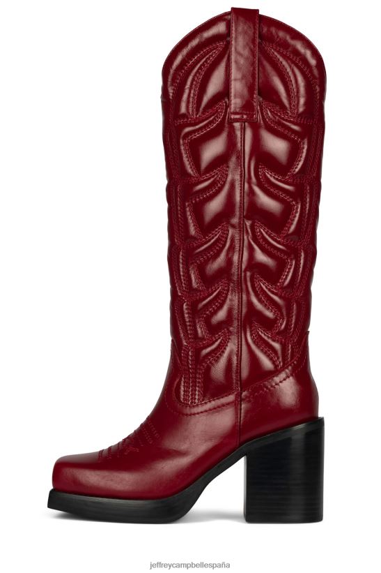 mujer Jeffrey Campbell Hokey Pokey rojo PHXV4X694 botas hasta la rodilla