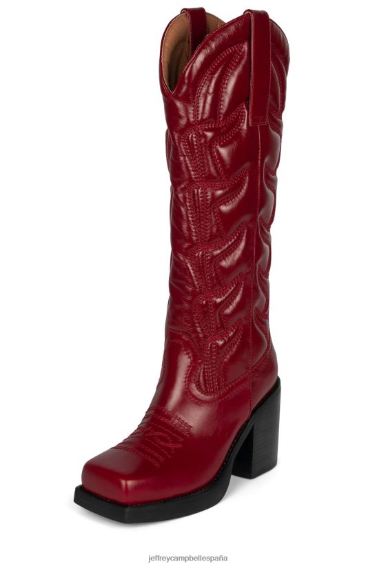 mujer Jeffrey Campbell Hokey Pokey rojo PHXV4X694 botas hasta la rodilla