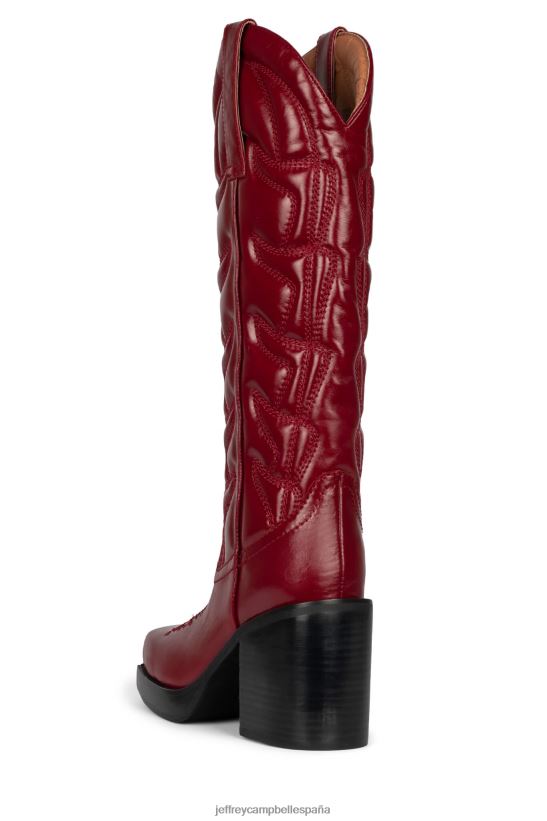 mujer Jeffrey Campbell Hokey Pokey rojo PHXV4X694 botas hasta la rodilla