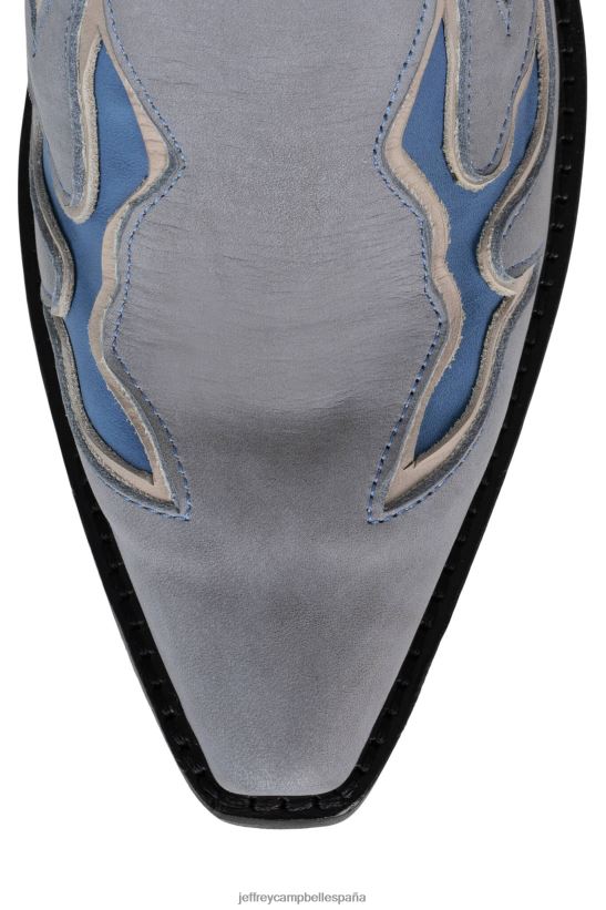 mujer Jeffrey Campbell Llama en combo azul PHXV4X740 botas hasta la rodilla