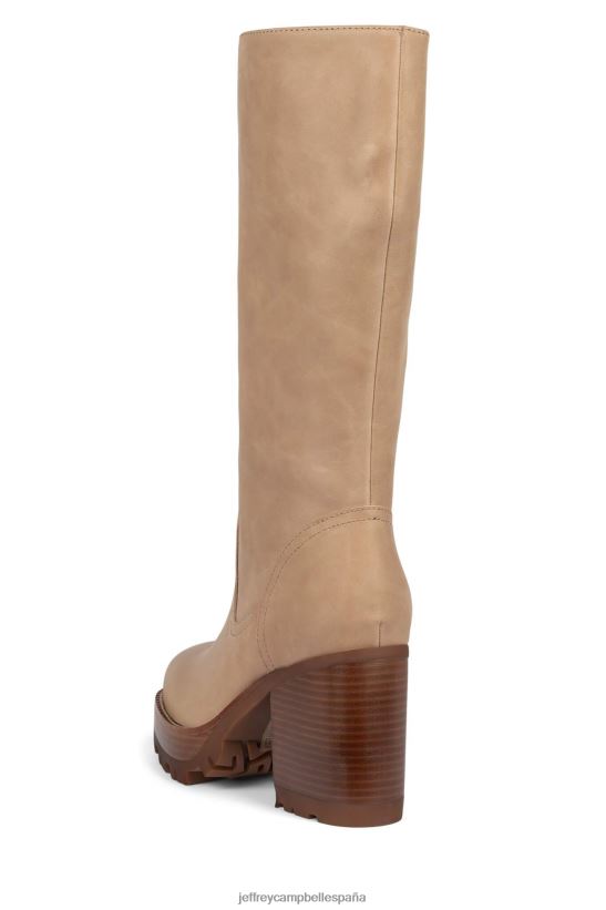 mujer Jeffrey Campbell abundante natural PHXV4X866 botas hasta la rodilla
