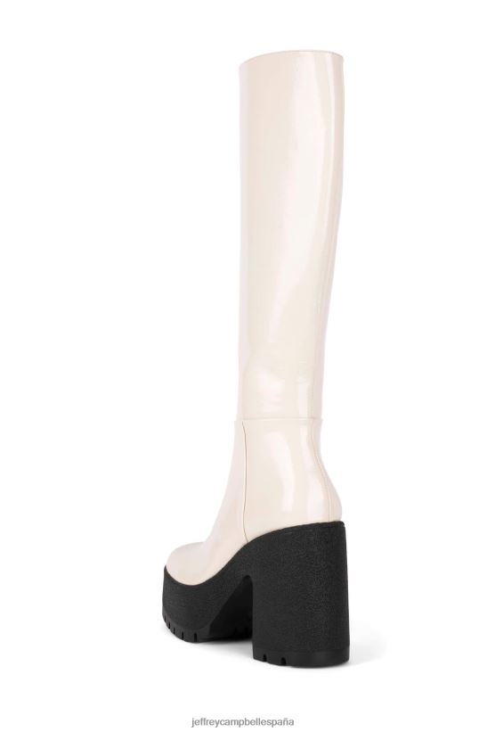 mujer Jeffrey Campbell actualizar patente de arrugas de hielo PHXV4X800 botas hasta la rodilla
