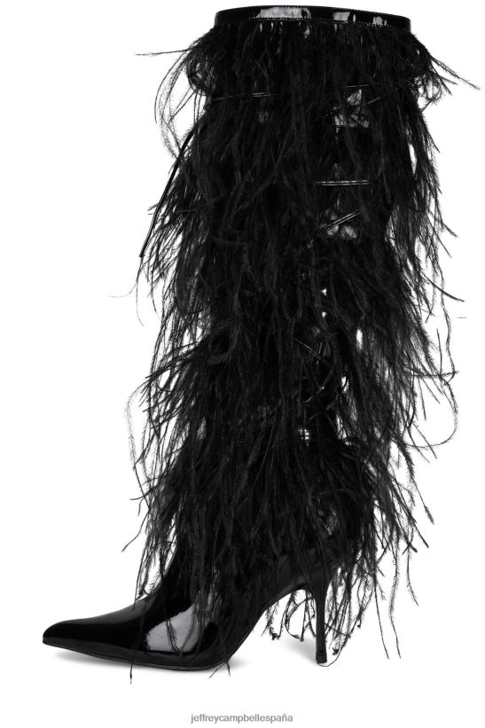 mujer Jeffrey Campbell agitar-ya charol negro multi PHXV4X794 botas hasta la rodilla