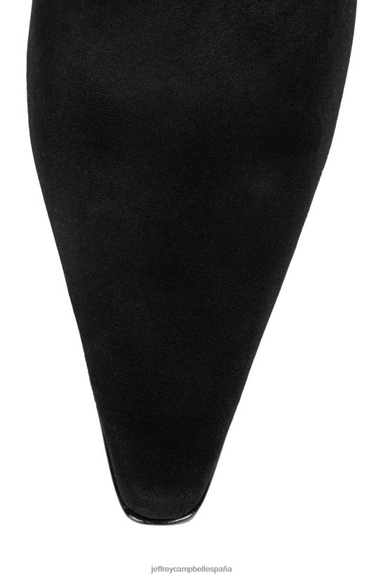 mujer Jeffrey Campbell caribdis ante negro PHXV4X765 botas hasta la rodilla