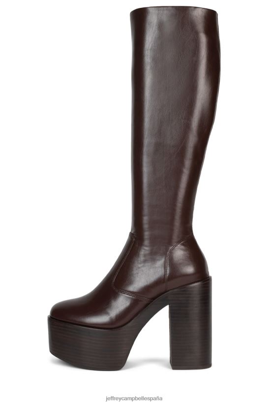 mujer Jeffrey Campbell chica marrón PHXV4X761 botas hasta la rodilla