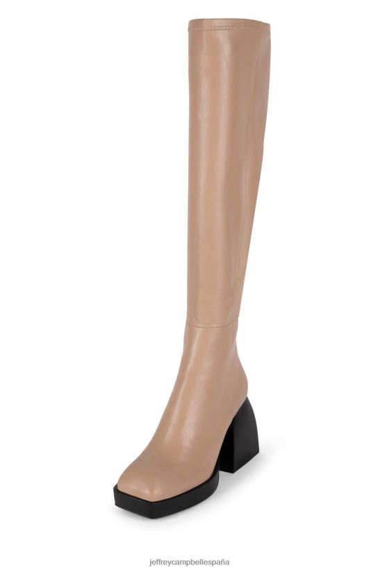 mujer Jeffrey Campbell delfín beige PHXV4X808 botas hasta la rodilla