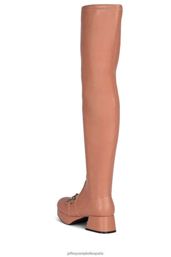 mujer Jeffrey Campbell escuela secundaria rubor plateado PHXV4X730 botas hasta la rodilla