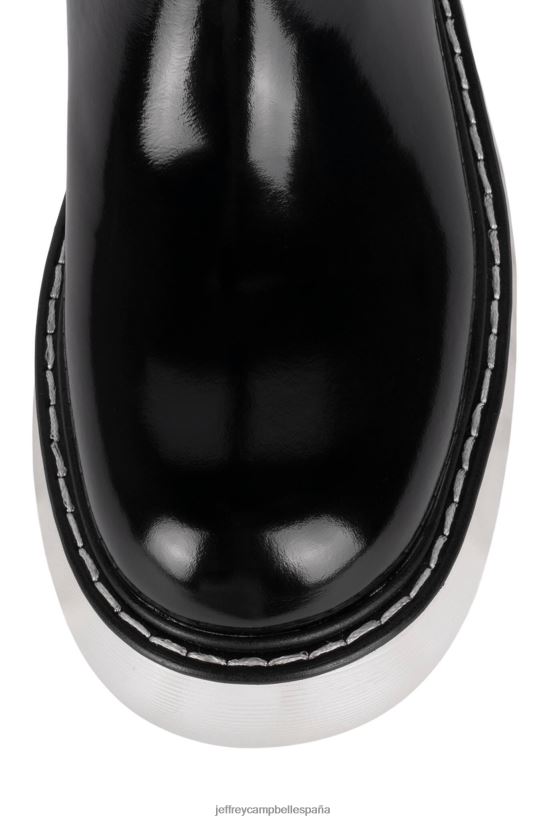 mujer Jeffrey Campbell espionaje caja negra clara PHXV4X828 botas hasta la rodilla