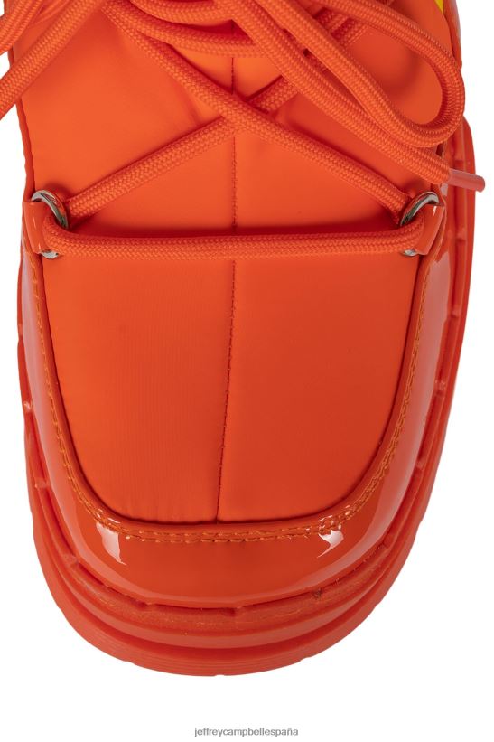 mujer Jeffrey Campbell esquís naranja brillante multi PHXV4X787 botas hasta la rodilla