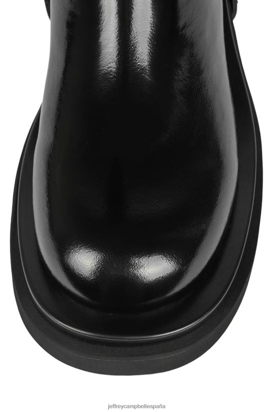 mujer Jeffrey Campbell frisón caja negra caja marrón PHXV4X796 botas hasta la rodilla