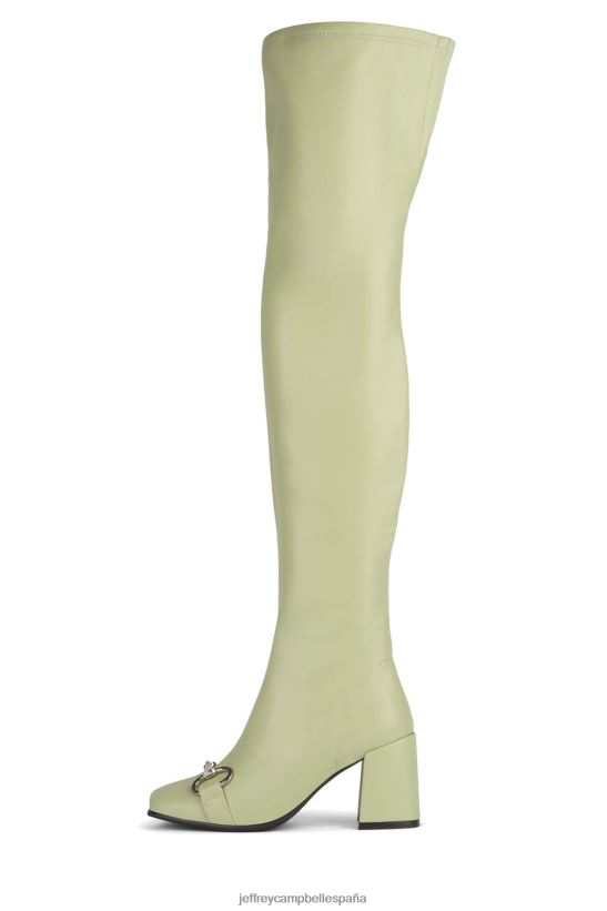 mujer Jeffrey Campbell hotlava-bt plata menta PHXV4X722 botas hasta la rodilla