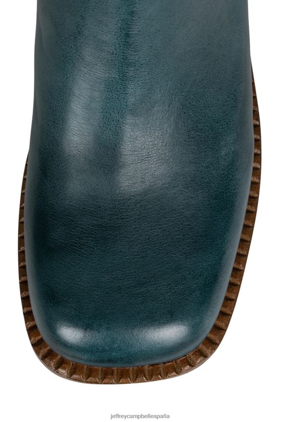 mujer Jeffrey Campbell la banda pila de esmalte bronceado verde azulado PHXV4X878 botas hasta la rodilla