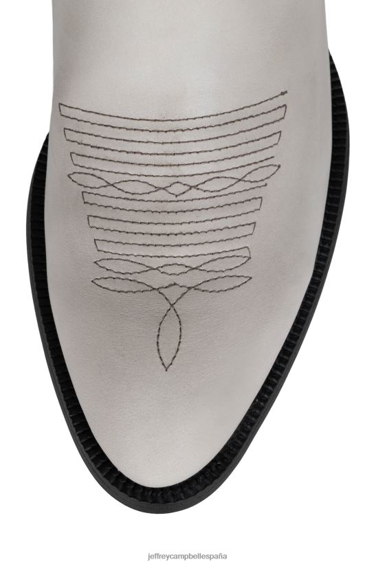 mujer Jeffrey Campbell la cooperativa blanco topo PHXV4X763 botas hasta la rodilla