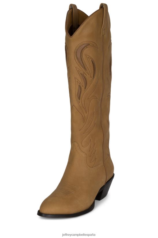 mujer Jeffrey Campbell la cooperativa mostaza PHXV4X762 botas hasta la rodilla