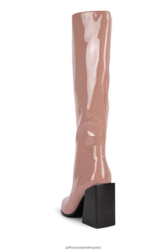 mujer Jeffrey Campbell lasiren-kh patente de rubor polvoriento PHXV4X725 botas hasta la rodilla