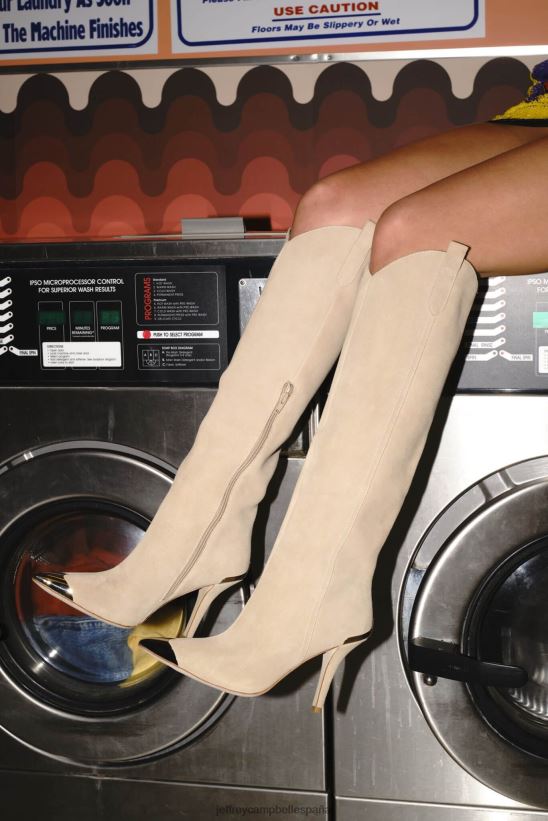 mujer Jeffrey Campbell mira por dónde ante negro plata PHXV4X840 botas hasta la rodilla