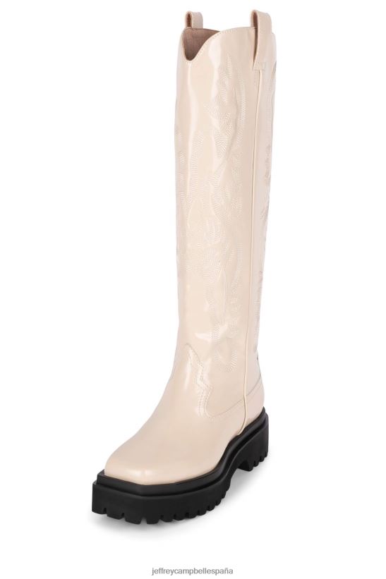 mujer Jeffrey Campbell paseo en la noche caja de marfil PHXV4X887 botas hasta la rodilla
