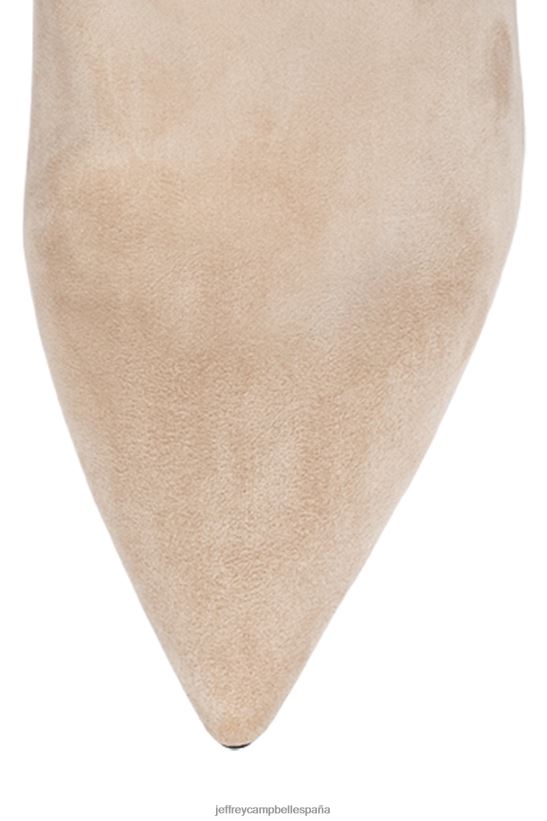 mujer Jeffrey Campbell pilar-hola ante elástico marfil PHXV4X871 botas hasta la rodilla