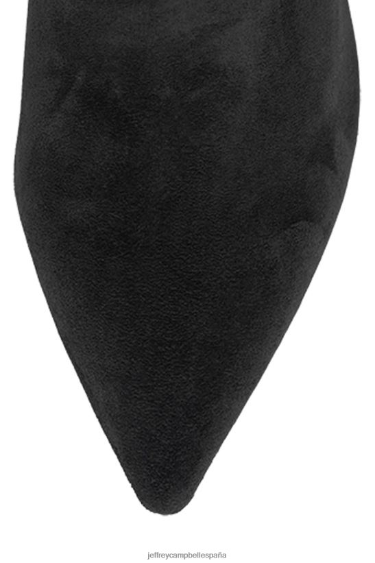 mujer Jeffrey Campbell pilar-hola ante elástico negro PHXV4X870 botas hasta la rodilla