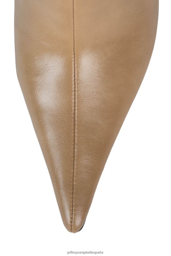 mujer Jeffrey Campbell queridos natural PHXV4X678 botas hasta la rodilla