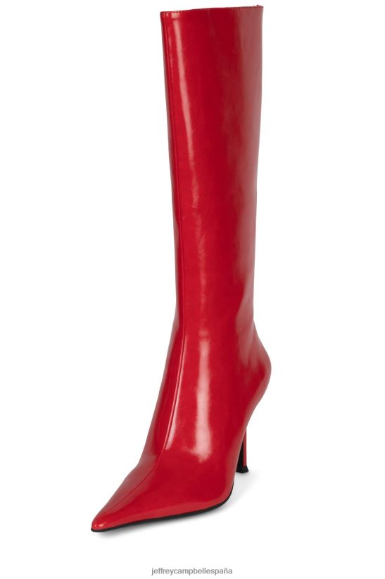 mujer Jeffrey Campbell queridos rojo PHXV4X677 botas hasta la rodilla