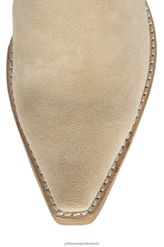 mujer Jeffrey Campbell ranchero-k ante beige PHXV4X669 botas hasta la rodilla