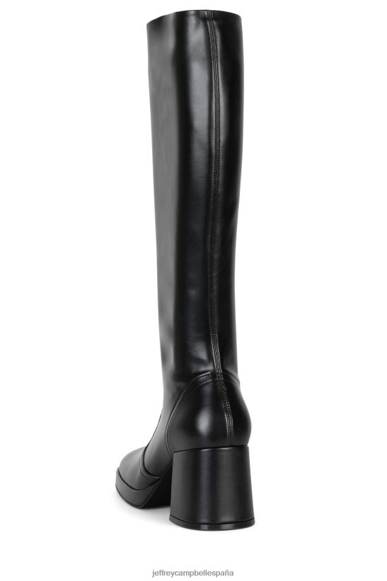 mujer Jeffrey Campbell señorío negro PHXV4X842 botas hasta la rodilla