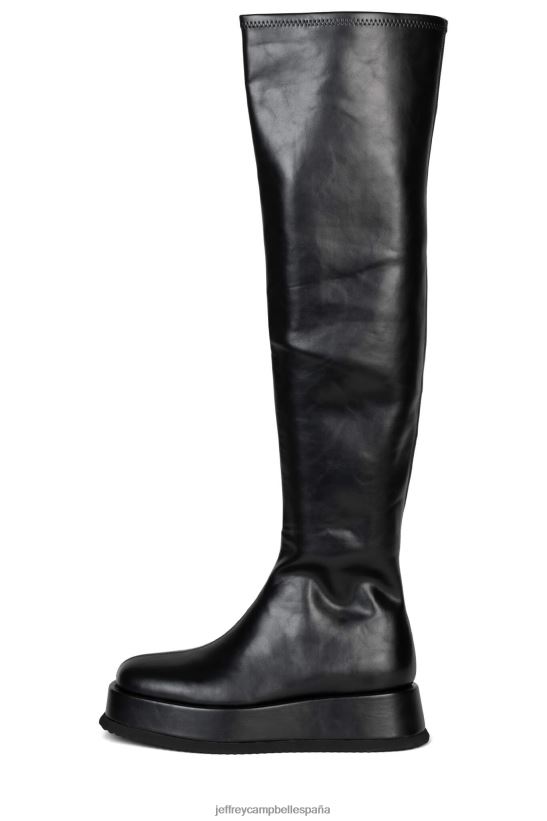 mujer Jeffrey Campbell sintetizar negro PHXV4X751 botas hasta la rodilla