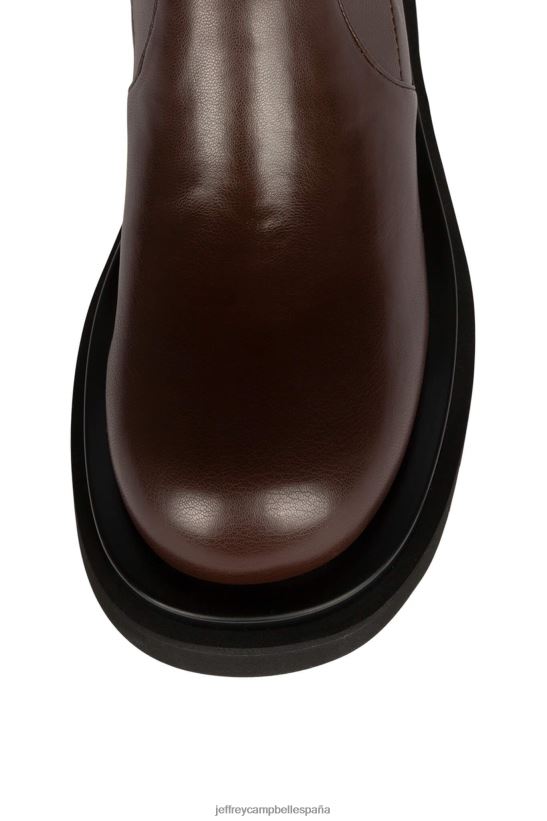 mujer Jeffrey Campbell tanque-ok marrón PHXV4X809 botas hasta la rodilla