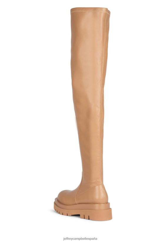 mujer Jeffrey Campbell tanque-ok naturales naturales PHXV4X812 botas hasta la rodilla