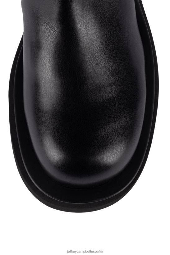 mujer Jeffrey Campbell tanque-ok negro PHXV4X814 botas hasta la rodilla
