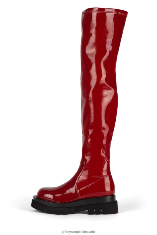 mujer Jeffrey Campbell tanque-ok patente de óxido PHXV4X813 botas hasta la rodilla