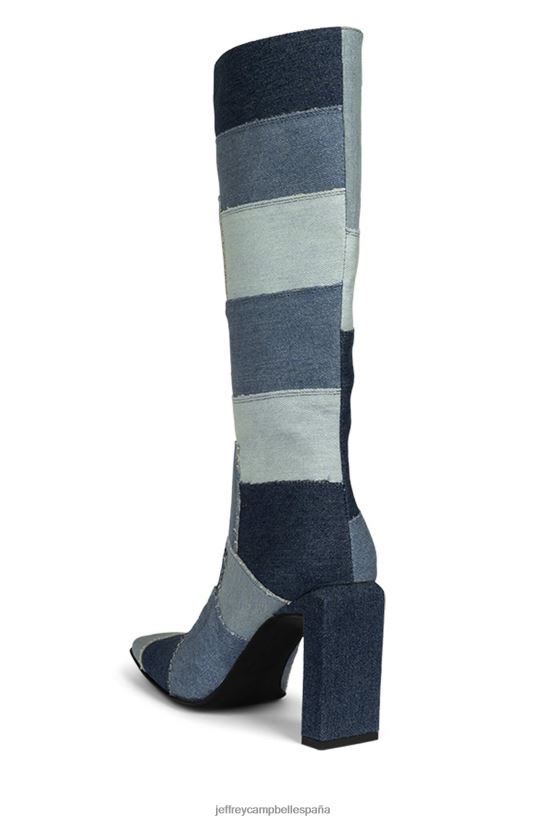 mujer Jeffrey Campbell velocidad de la luz mezclilla multi PHXV4X781 botas hasta la rodilla
