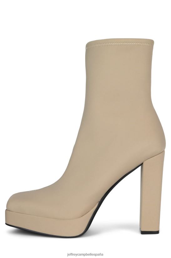 mujer Jeffrey Campbell Arcadia neopreno beige PHXV4X513 botines