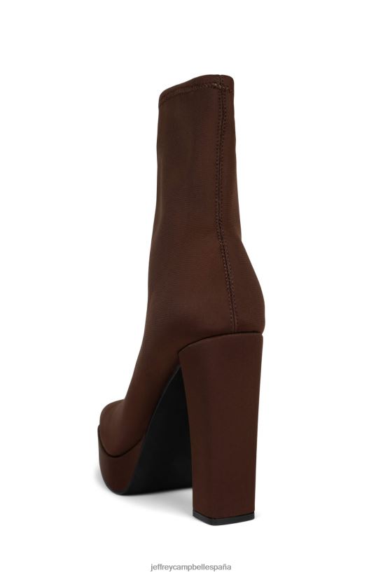 mujer Jeffrey Campbell Arcadia neopreno marrón PHXV4X512 botines
