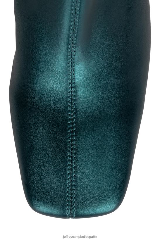 mujer Jeffrey Campbell Jerema verde azulado oscuro metalizado PHXV4X544 botines