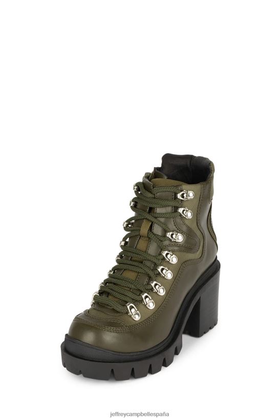 mujer Jeffrey Campbell Rabia en la carretera caqui PHXV4X452 botines