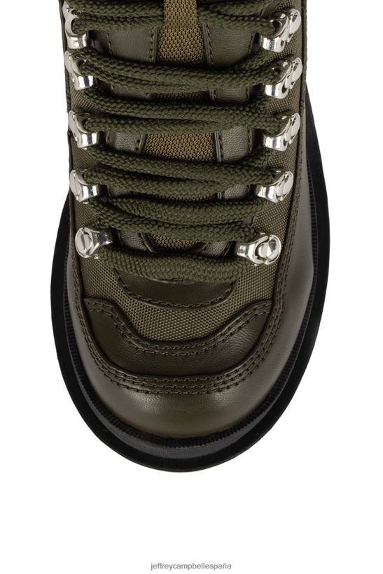 mujer Jeffrey Campbell Rabia en la carretera caqui PHXV4X452 botines
