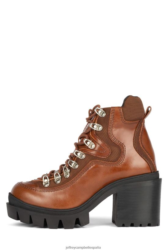 mujer Jeffrey Campbell Rabia en la carretera marrón PHXV4X451 botines
