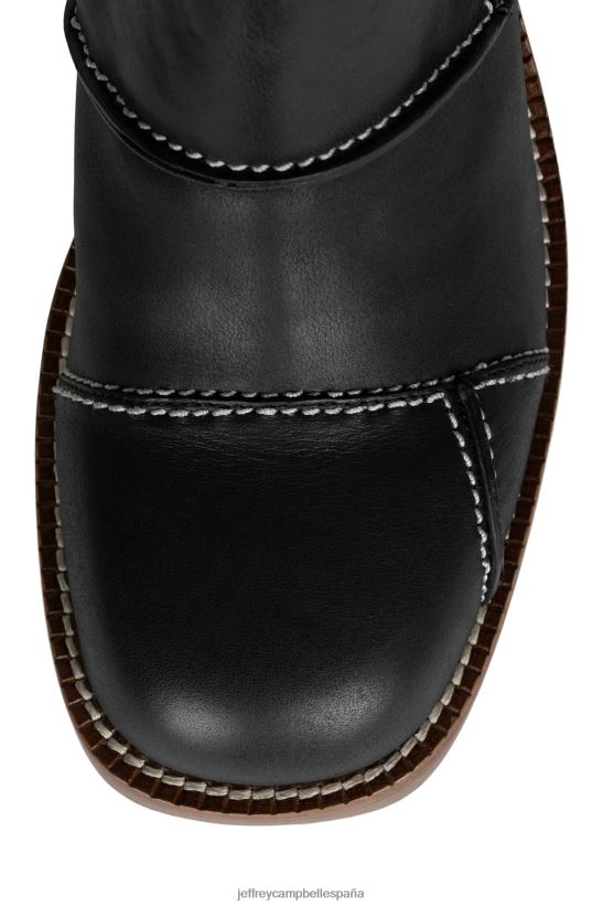 mujer Jeffrey Campbell abundante-lc pila de esmalte negro bronceado PHXV4X531 botines