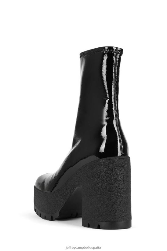 mujer Jeffrey Campbell actualizar-l charol arrugado negro PHXV4X572 botines