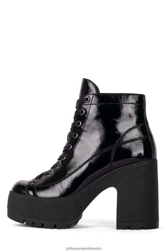mujer Jeffrey Campbell actualizar-ll charol arrugado negro PHXV4X448 botines