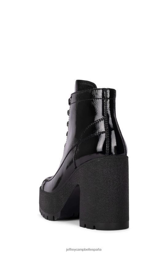 mujer Jeffrey Campbell actualizar-ll charol arrugado negro PHXV4X448 botines